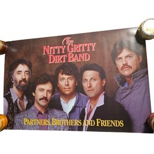 The Nitty Gritty Dirt Band Partners Brothers And Friends 1985 Promo Poster 23x35